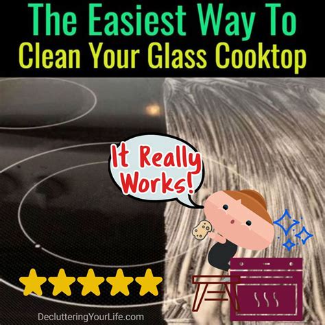 how to deep clean a black stove top